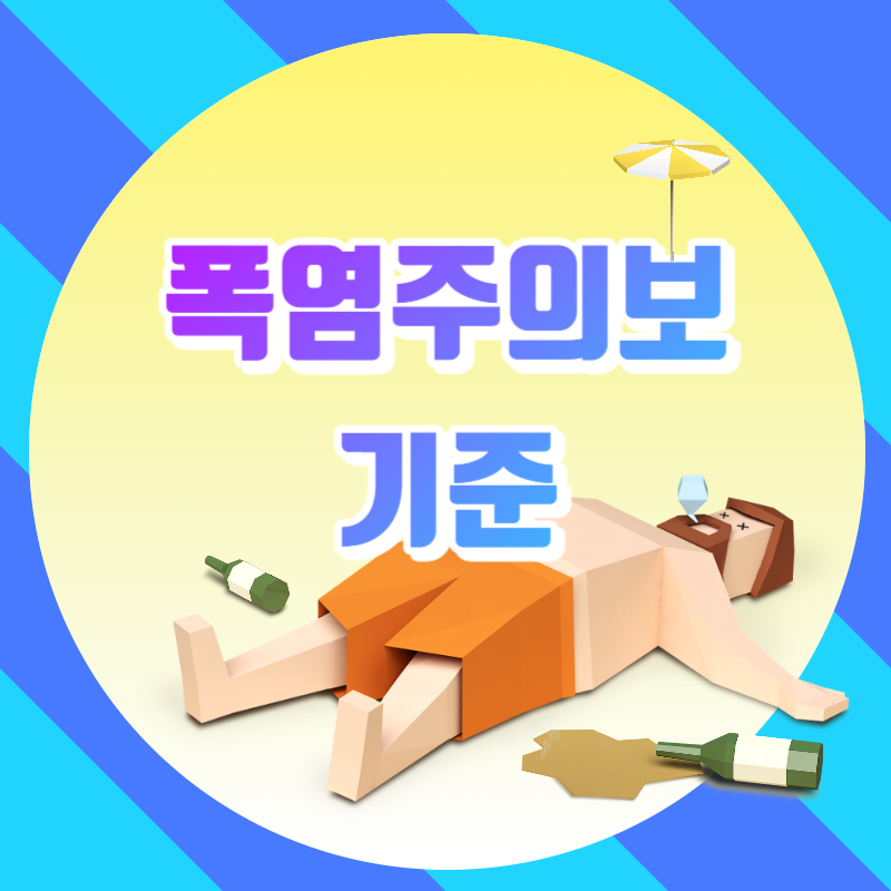 폭염주의보 기준