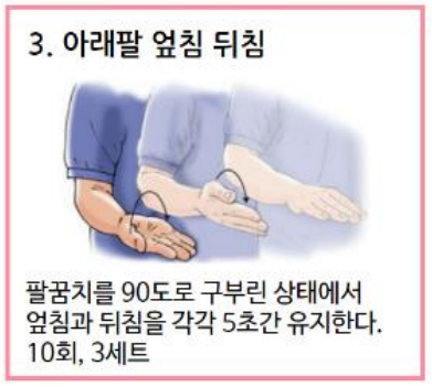 테니스엘보 9가지 운동법