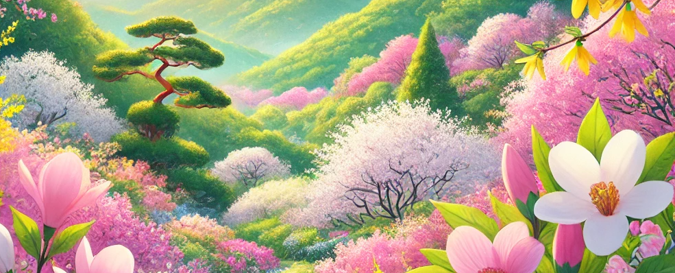 50대 생각나는 봄-산에는 꽃 피네