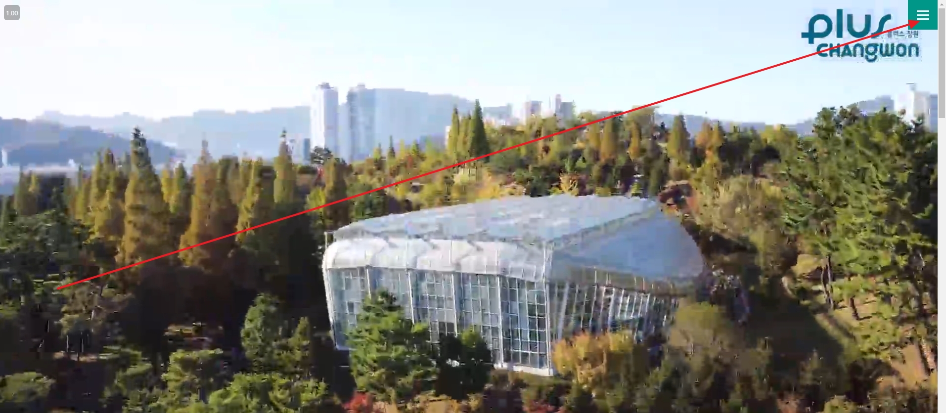 테마별 관광지와 코스를 확인할 수 있는 세부 메뉴 모습