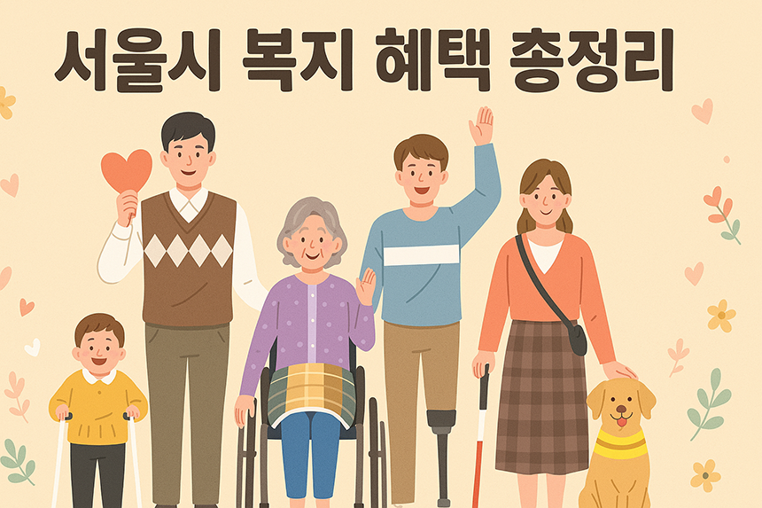 2025년 서울시 복지로 받을 수 있는 청년, 주거, 출산, 의료 등 다양한 혜택을 정리한 정보 가이드