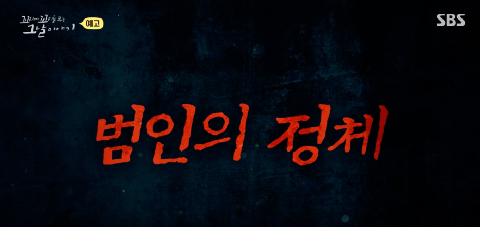 꼬꼬무 유괴범의 모래성 곽재은 유괴 살인사건