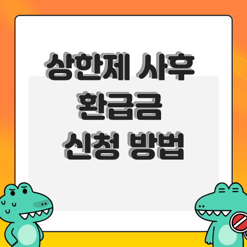상한제 사후 환급금|숨은 돈 찾는 방법과 신청 절차 총정리