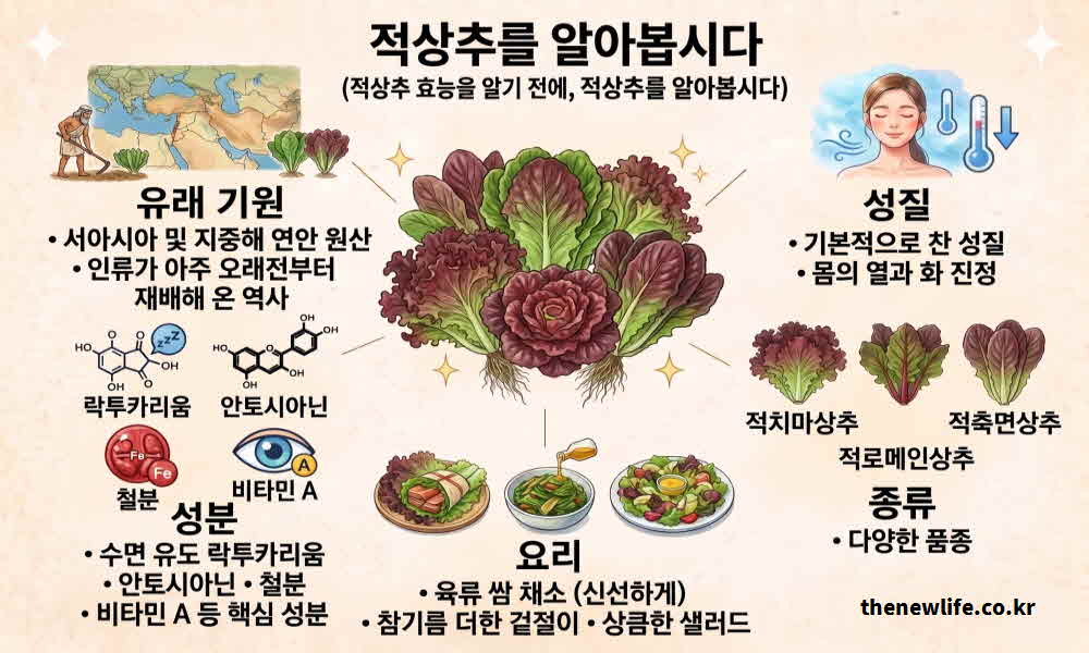 적상추 효능 유래 기원