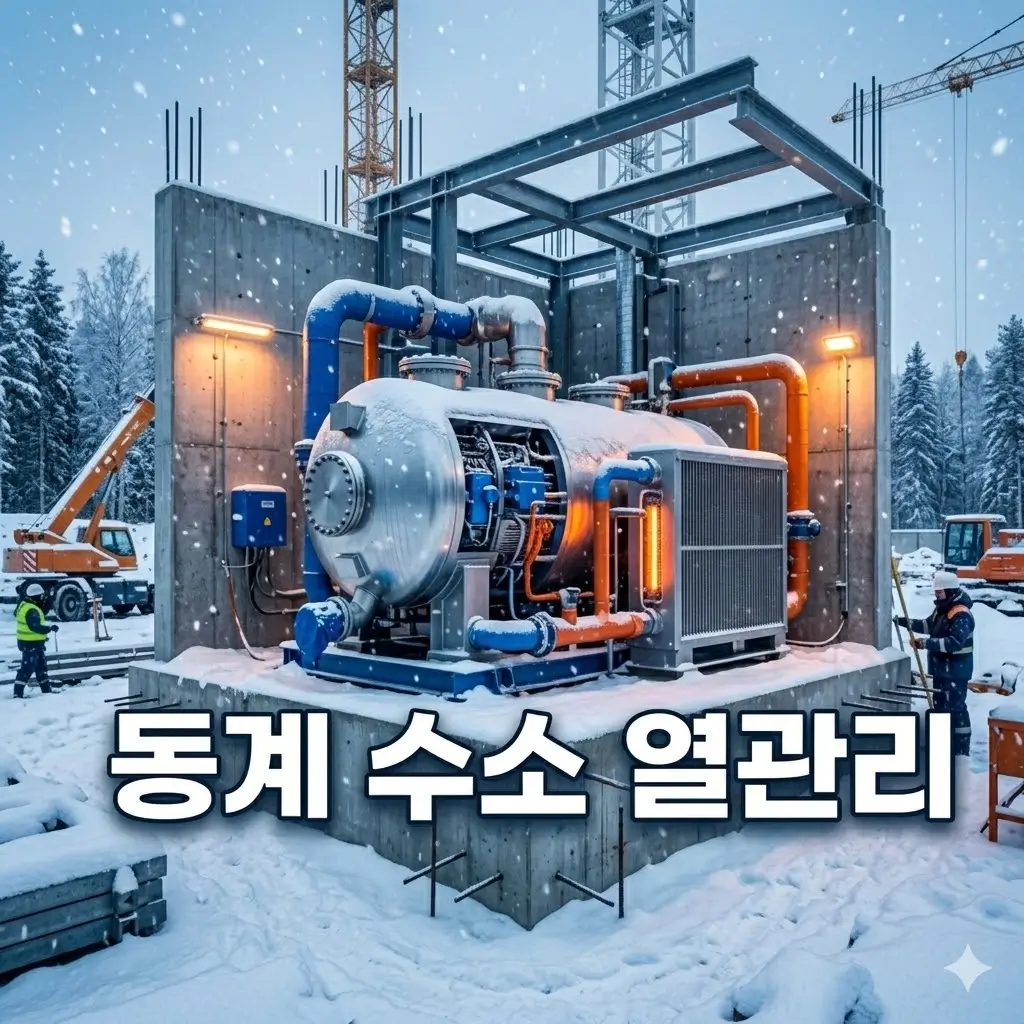 동절기 콘크리트 타설 현장에서 수소 장비 열관리 부담 증가 원인