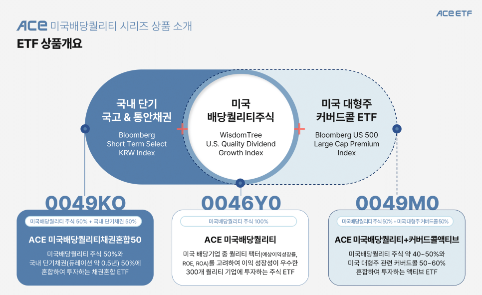 ACE 미국배당퀄리티 ETF 시리즈