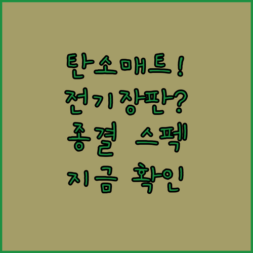 전기장판 대신 쓰는 탄소매트 장점과 ..