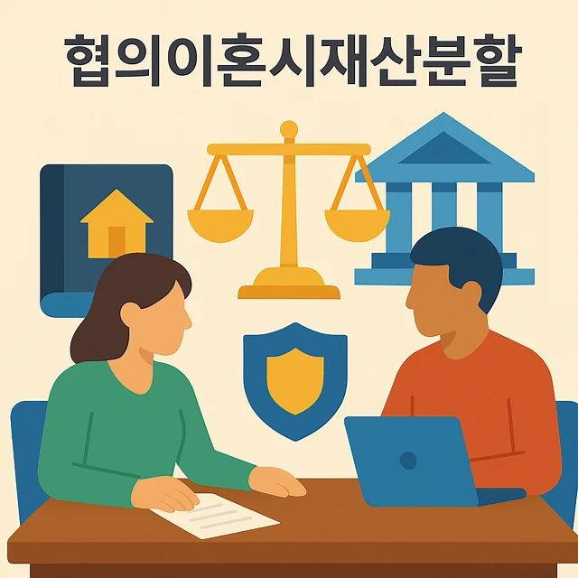 협의이혼시재산분할 양육비, 협의이혼시재산분할 위자료