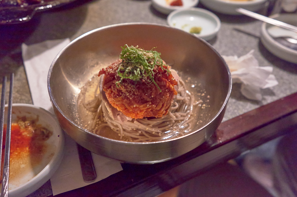 몽탄 夢炭 냉면