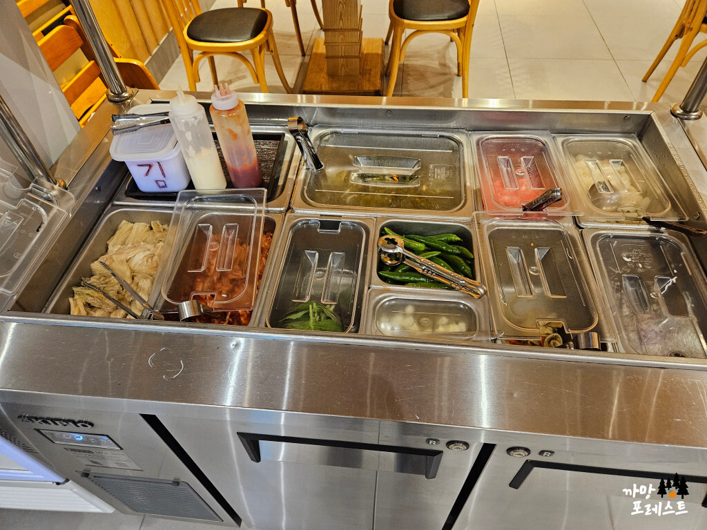 회가 서쪽에서 뜨겠네 셀프 반찬