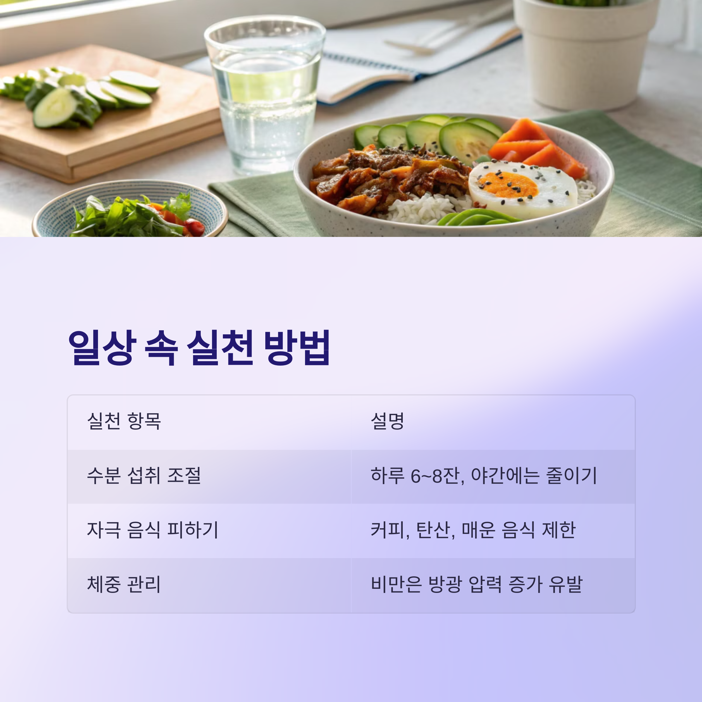 생활 속 실천 방법 정리