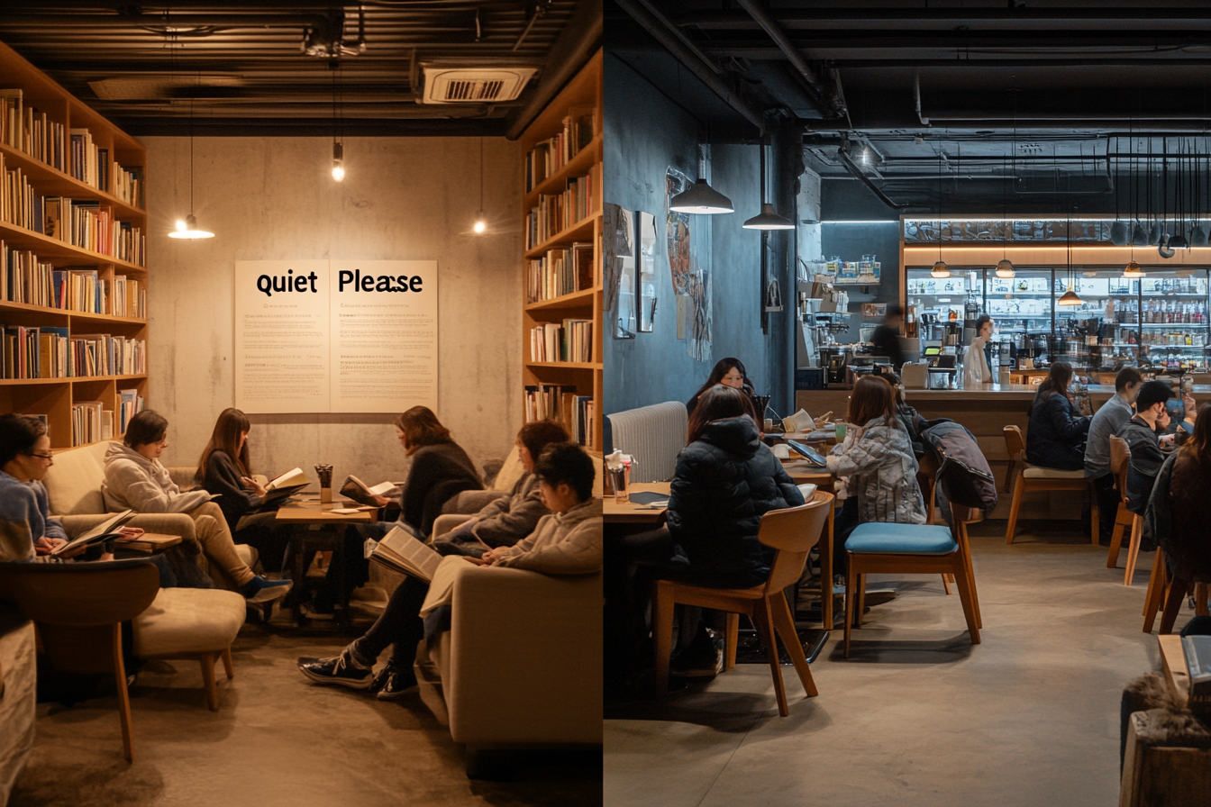 조용함의 차이 비교