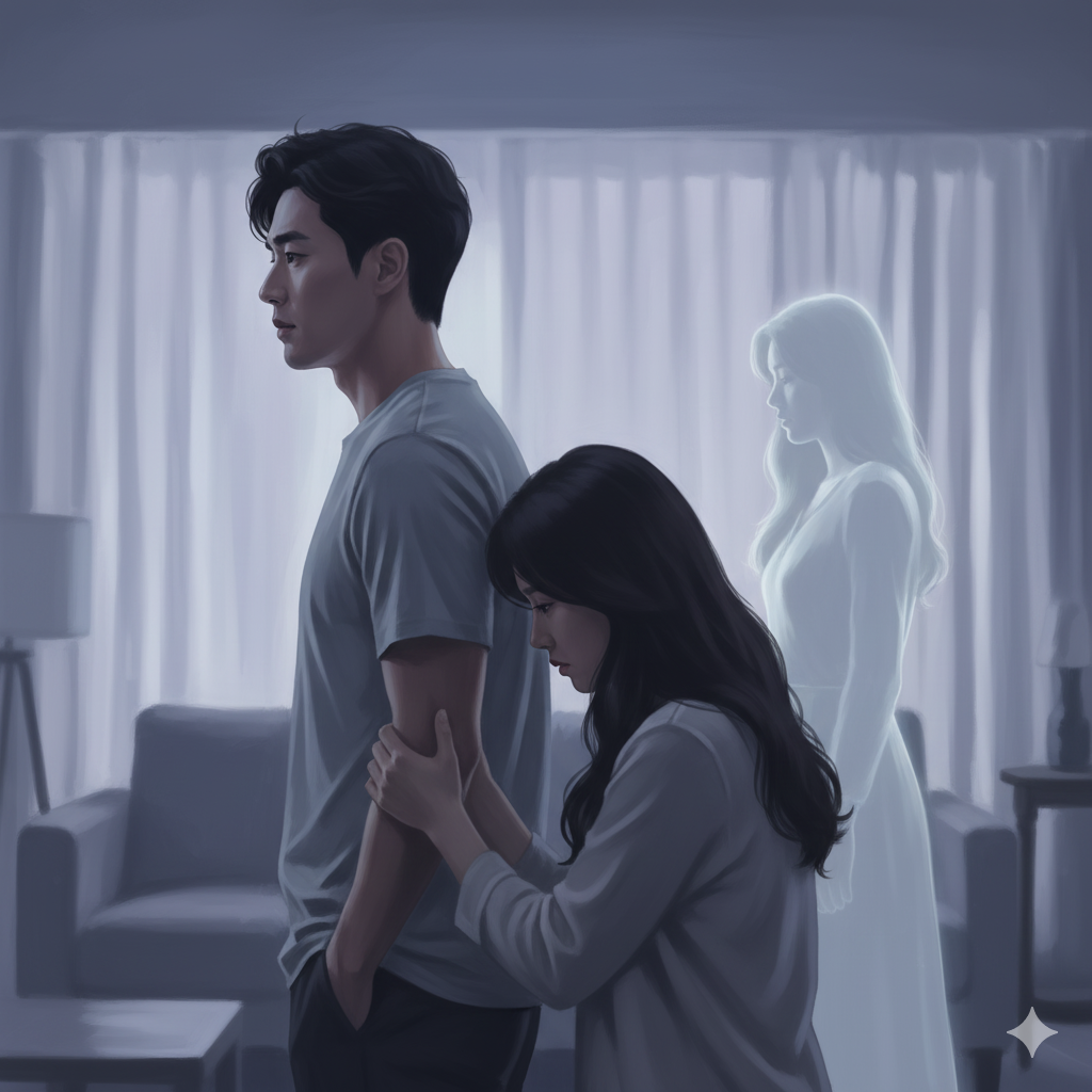 애인옆에 여자 꿈