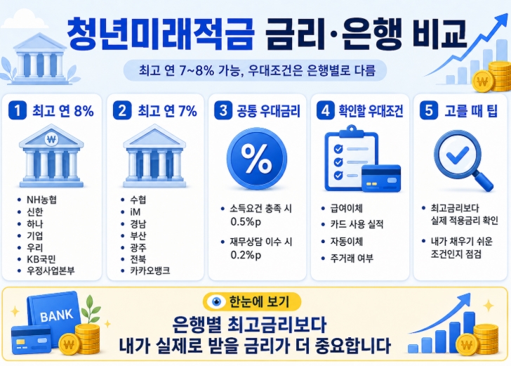 청년 미래적금 6월 22일 출시 가입조건 우대형 소득
