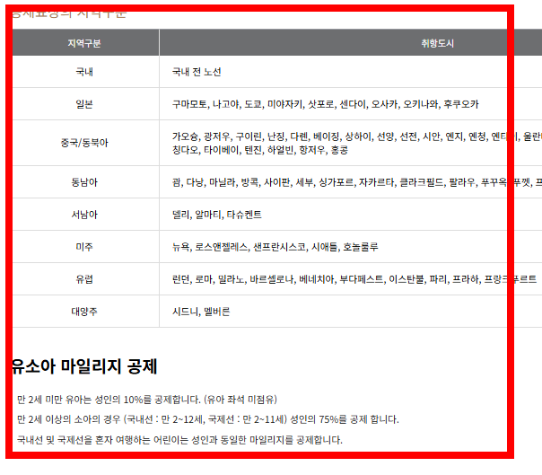 아시아나 마일리지 사용방법 알아보기