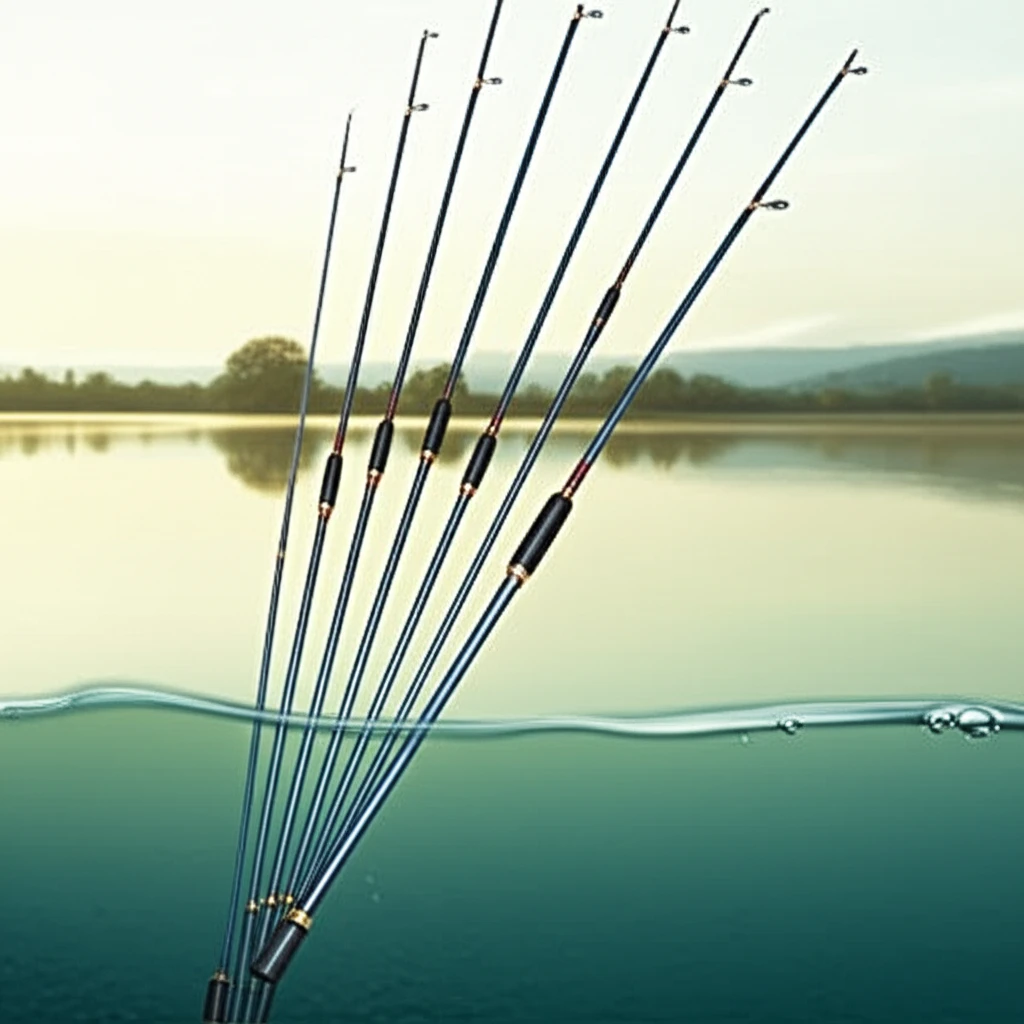 길이 조절 낚시대 하나로 🎣: 루어,