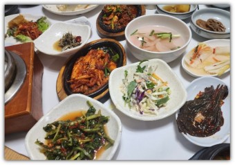 숯불보리굴비정식