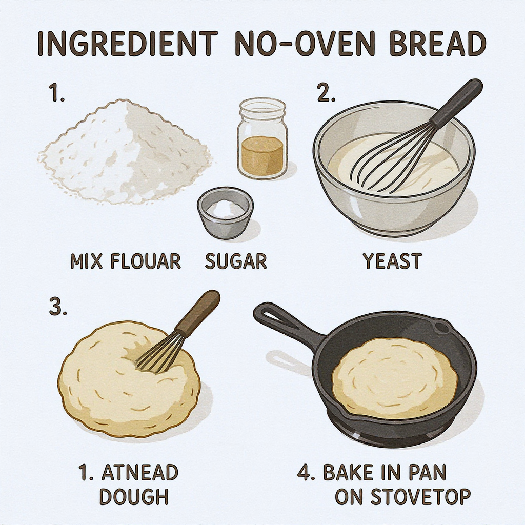 노오븐으로 만드는 초간단 빵 레시피