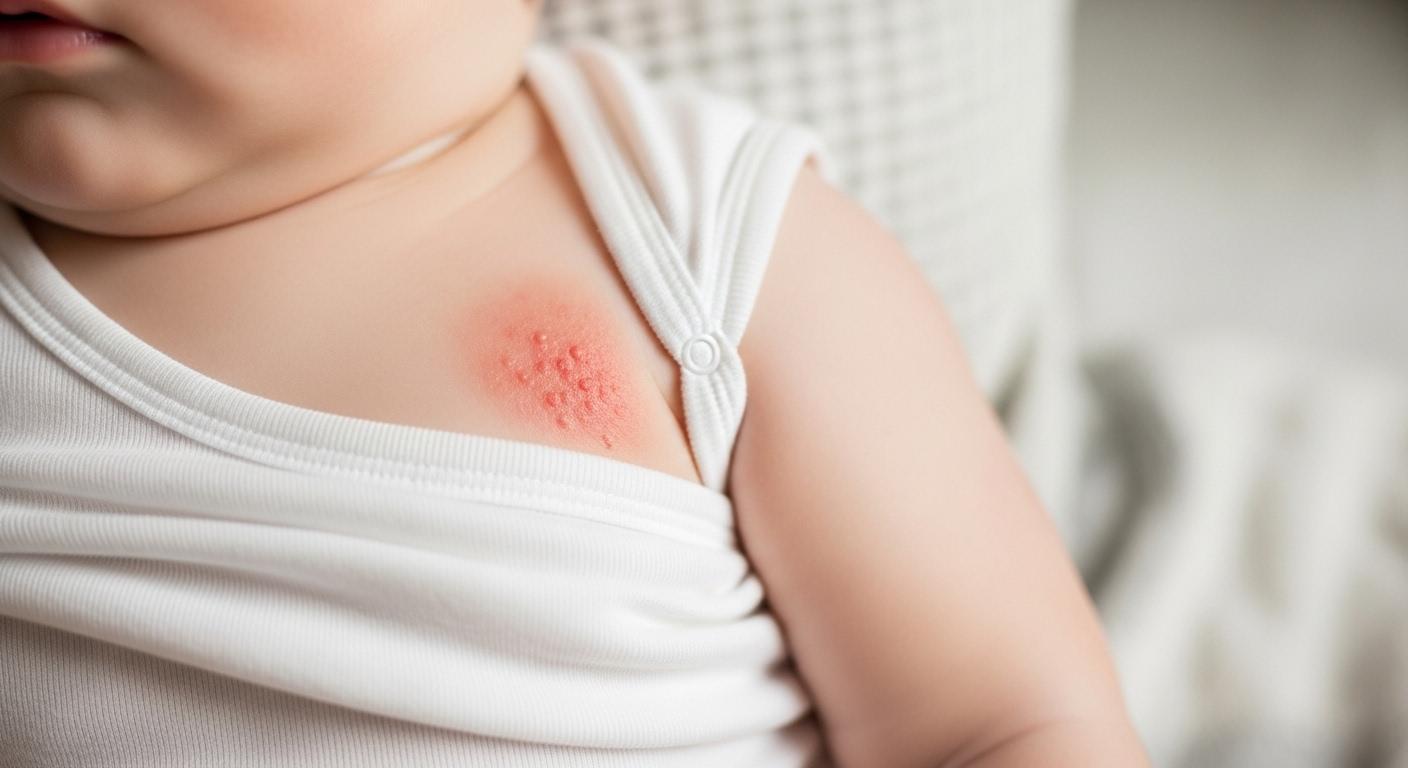 아기 피부 두드러기 발진