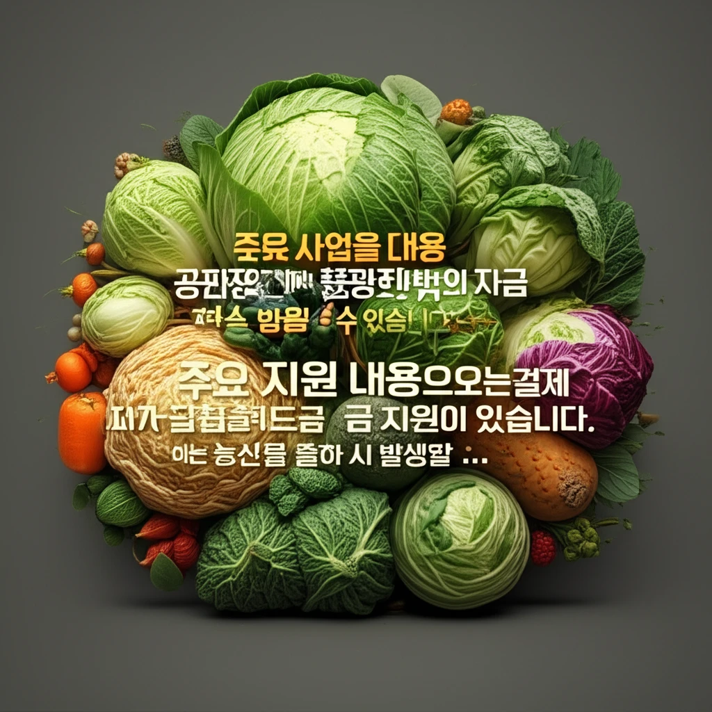 2025년 청과 공판장 지원 사업 신..