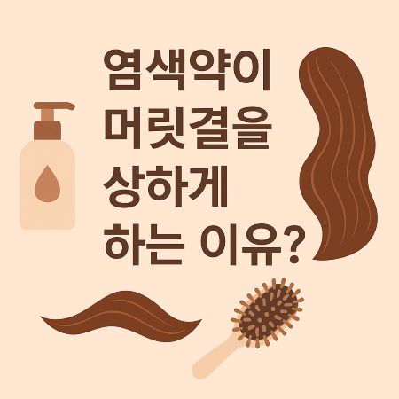 염색약이 머릿결 망치는 이유