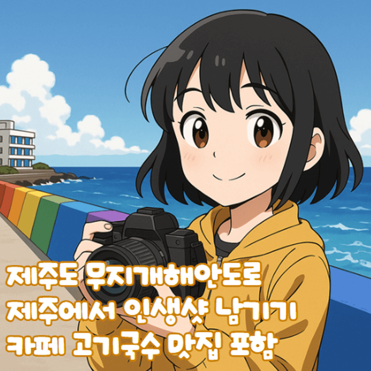 제주도_무지개해안도로_제주_무지개해안도로_근처_맛집_카페_고기국수_일몰_1