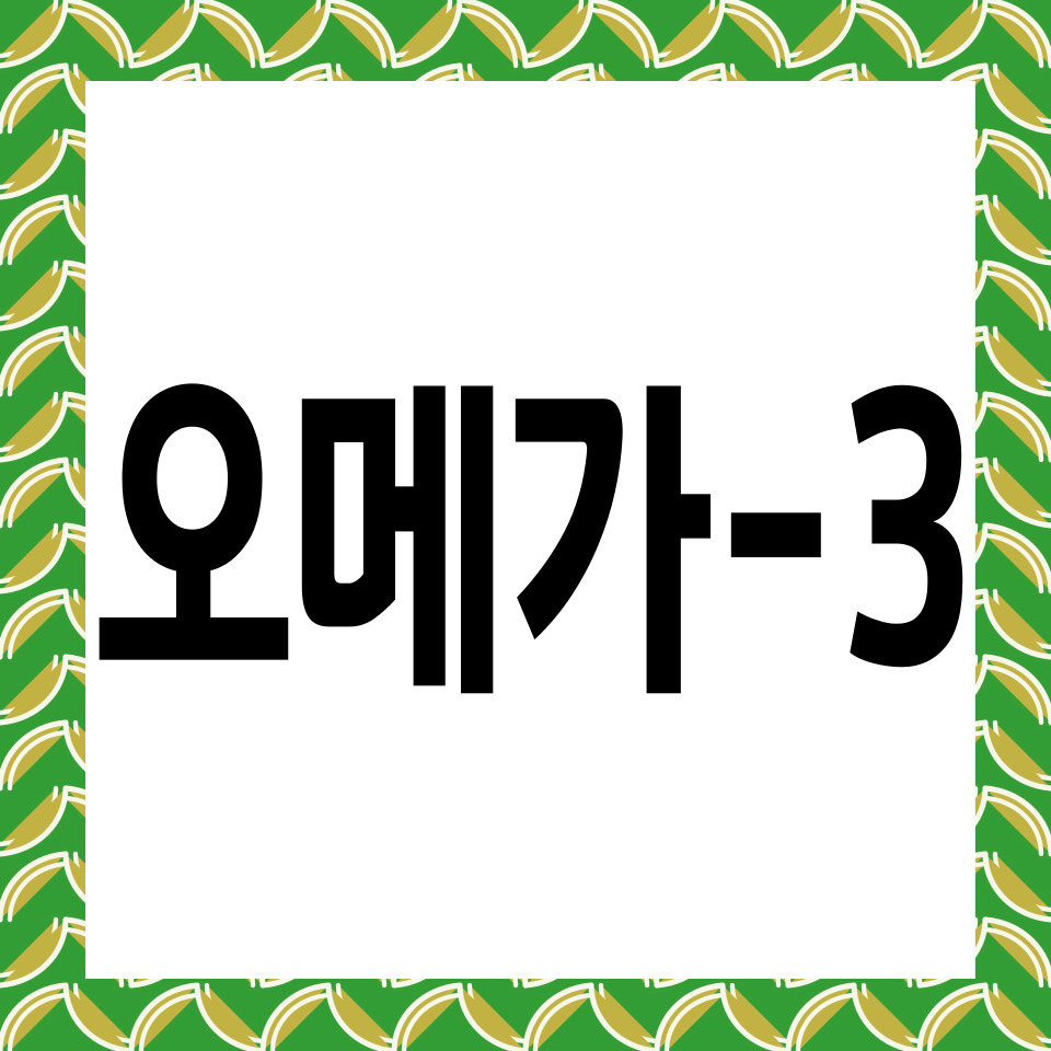 오메가3의 카드뉴스