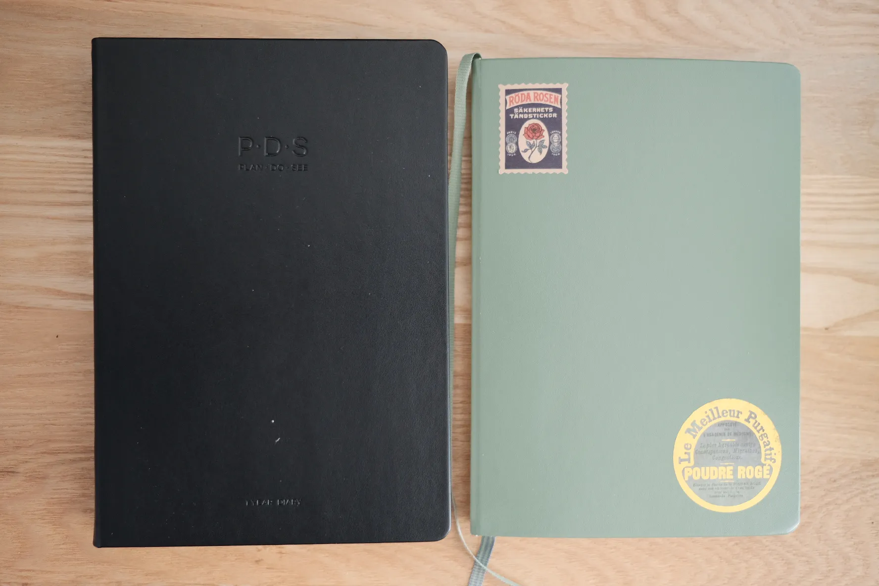 PDS vs 로이텀 다이어리 외관 비교