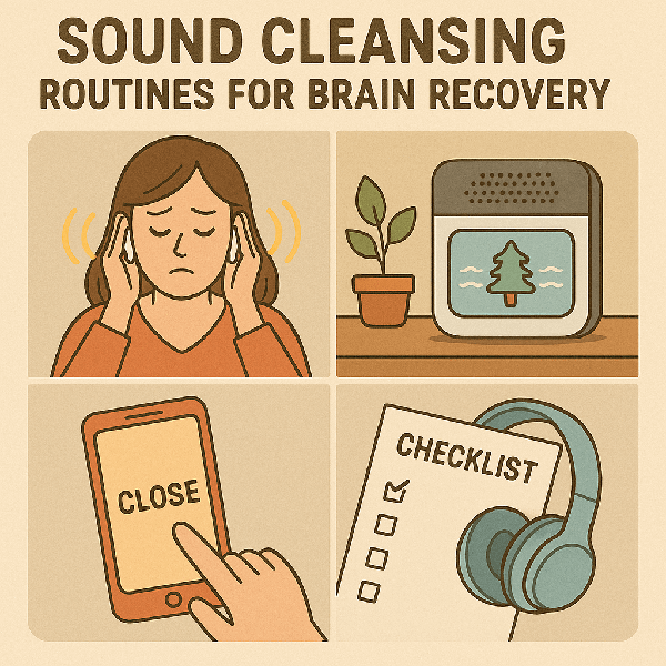 뇌 회복을 위한 &lsquo;소리 청결 루틴&rsquo; 실천법