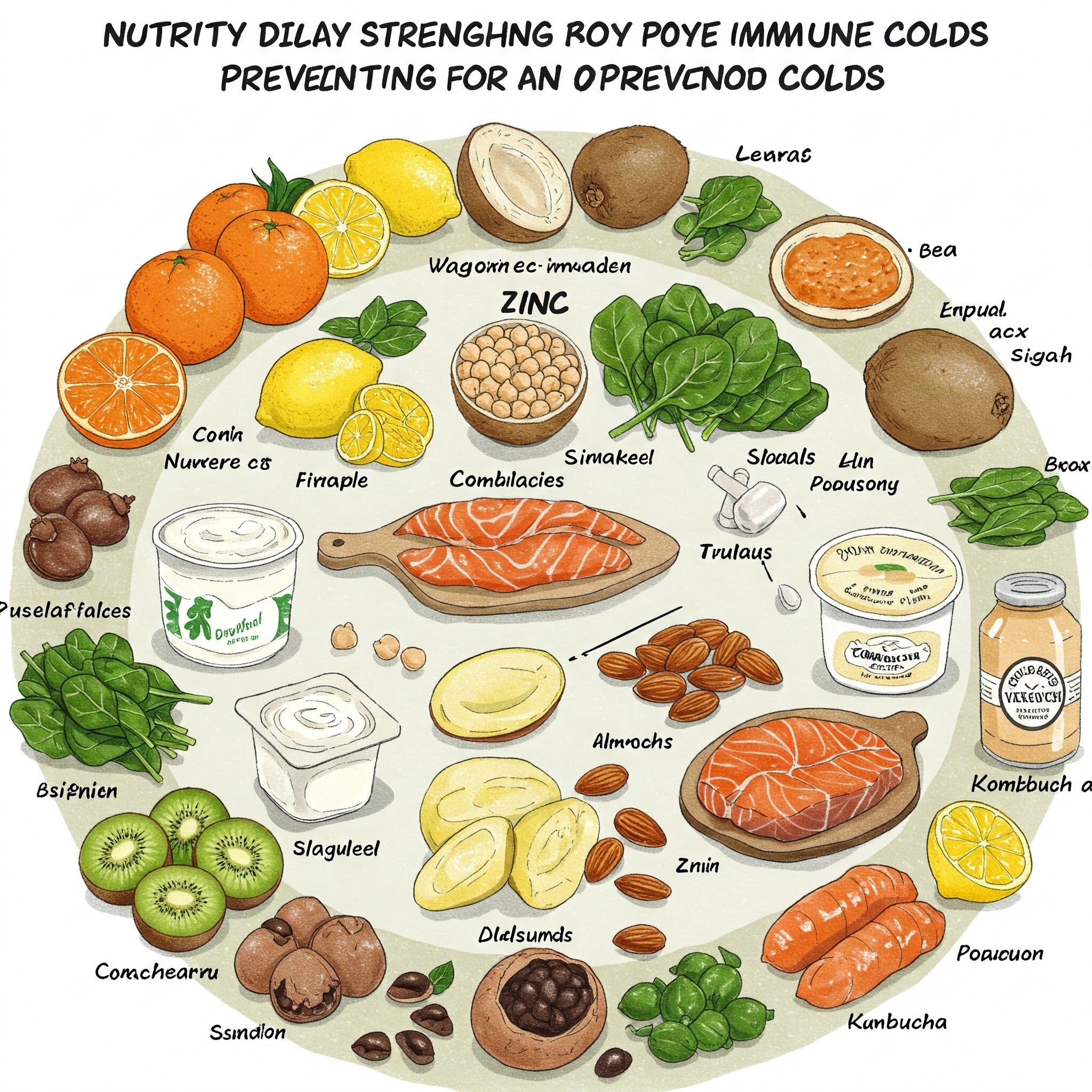 감기 예방에 좋은 음식들