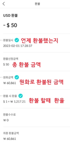 트래블월렛_환불내역