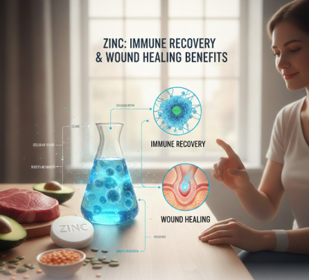 아연의 면역 회복과 상처 치유 효과