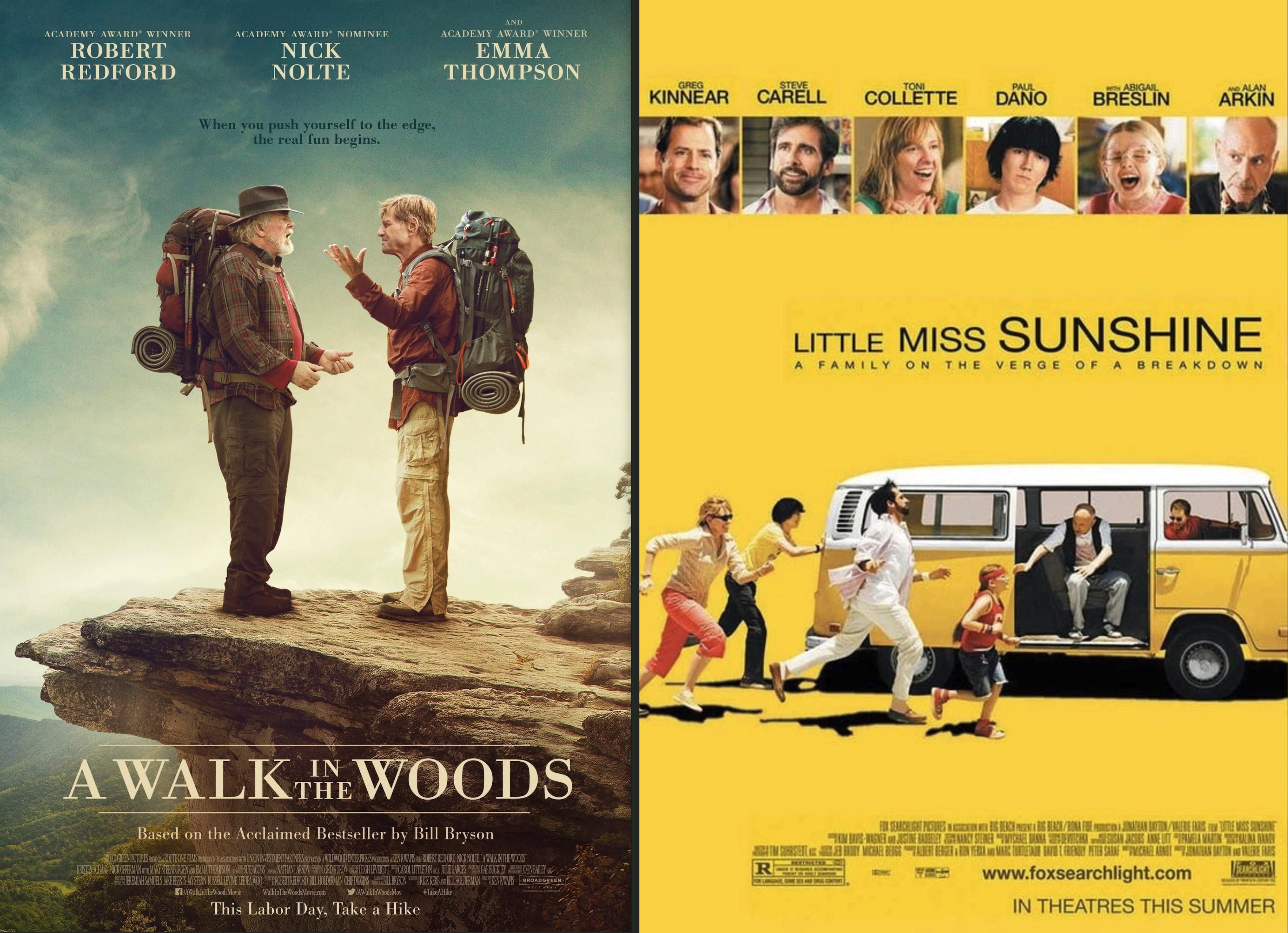 영화포스터 A Walk in the Woods, Little Miss Sunshine 사진