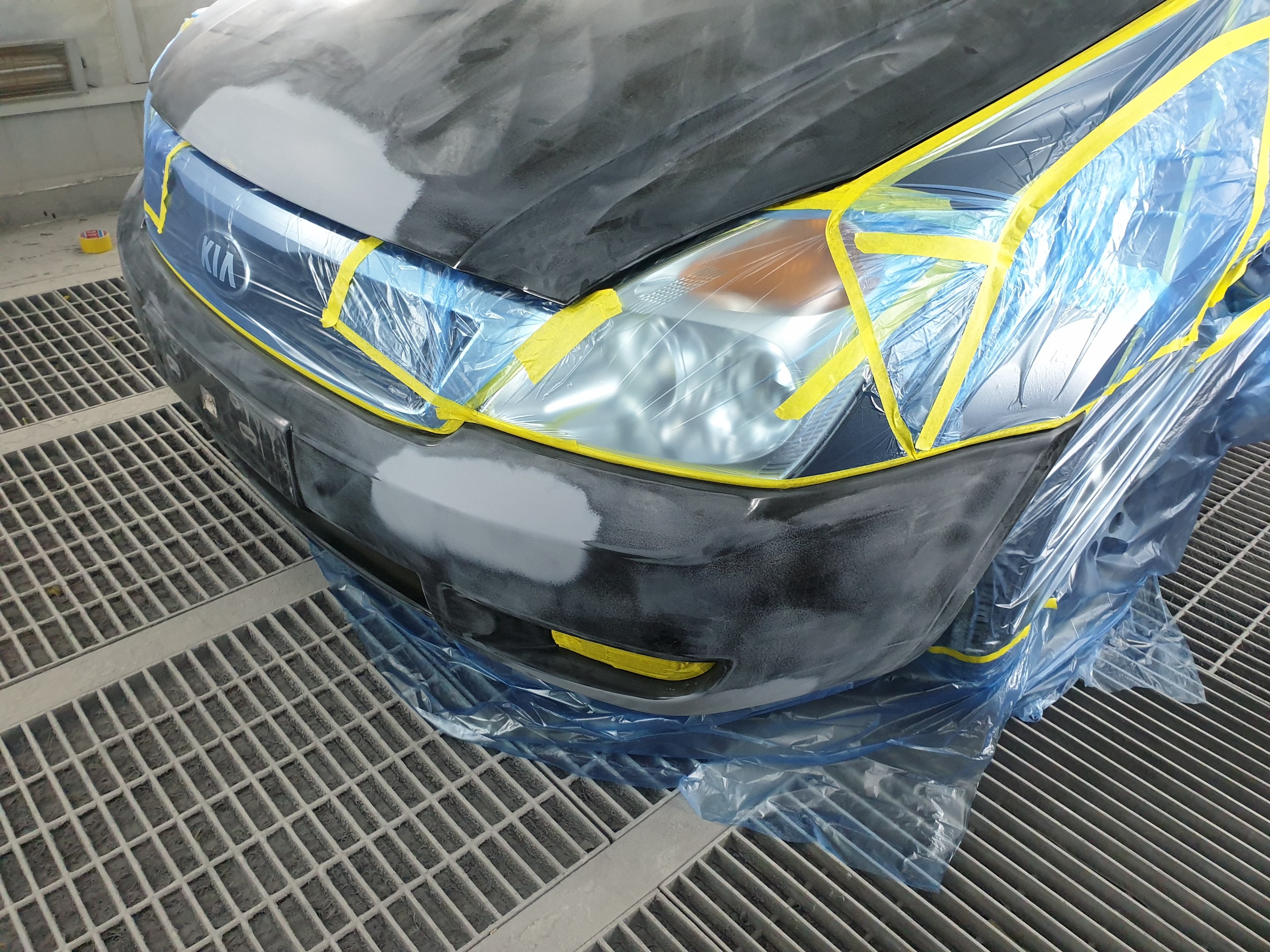 본네트, 범퍼 서페이서 도포