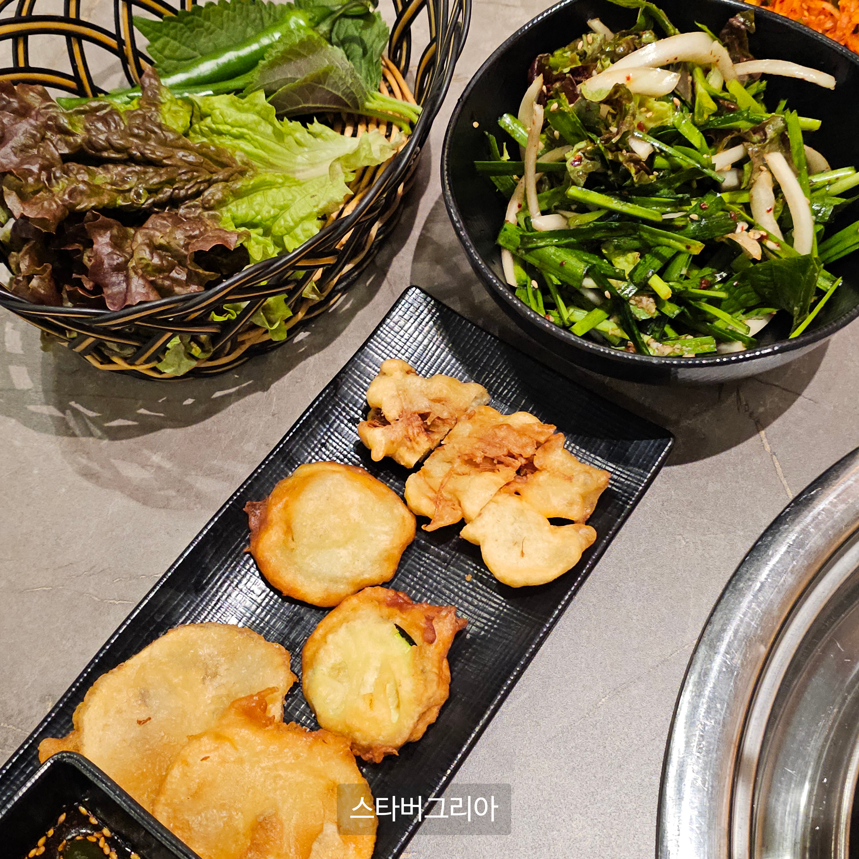 대구 수성구 맛집 들안길 한우 기본 상차림