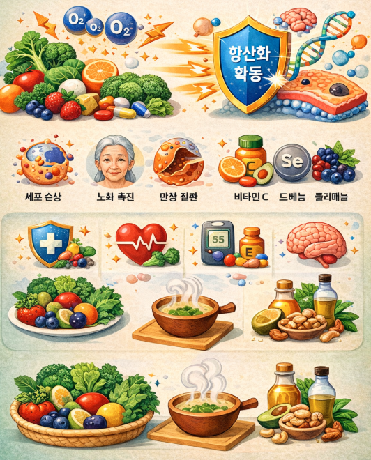 항산화 영양소 의 역할 관련 사진