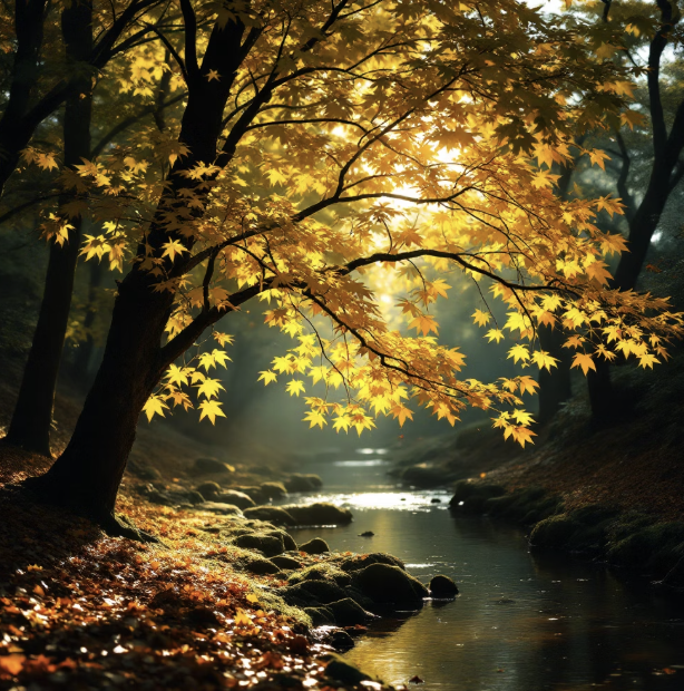 황금빛 단풍을 위한 최고의 자리