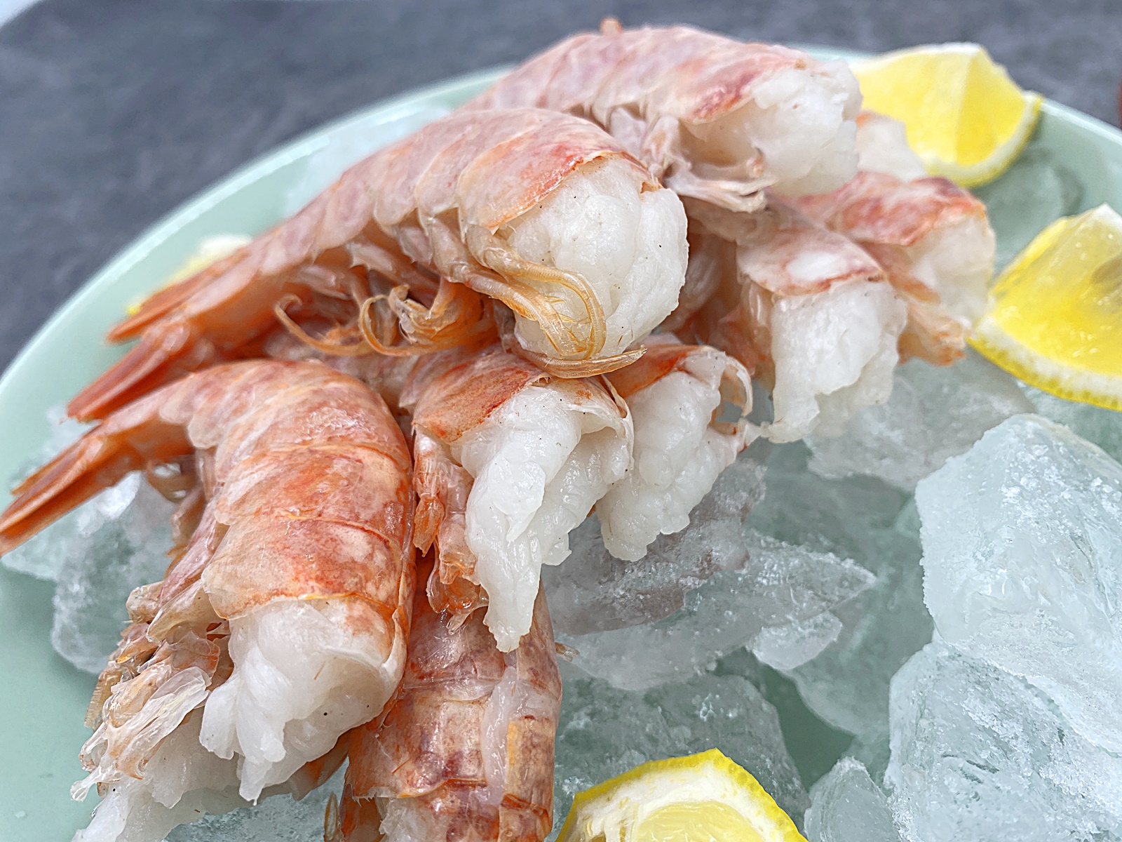 냉동 두절 새우