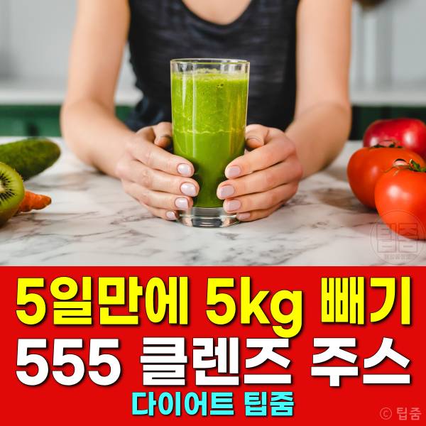5일 5kg 감량 555 클렌즈주스 닥터주스 다이어트