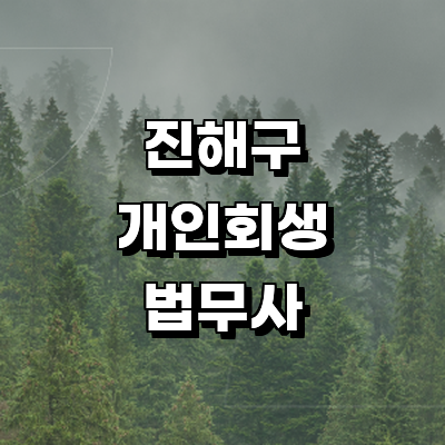 창원 진해구 개인회생 법무사