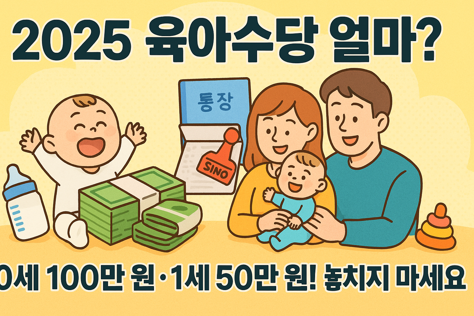 2025 육아수당 부모급여 가정양육수당