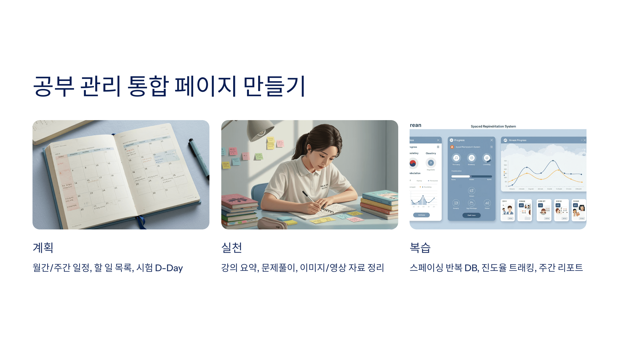 노션 사용법(+공부 관리하는 방법)