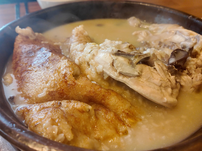 공주 들마루 정안점 누룽지 백숙