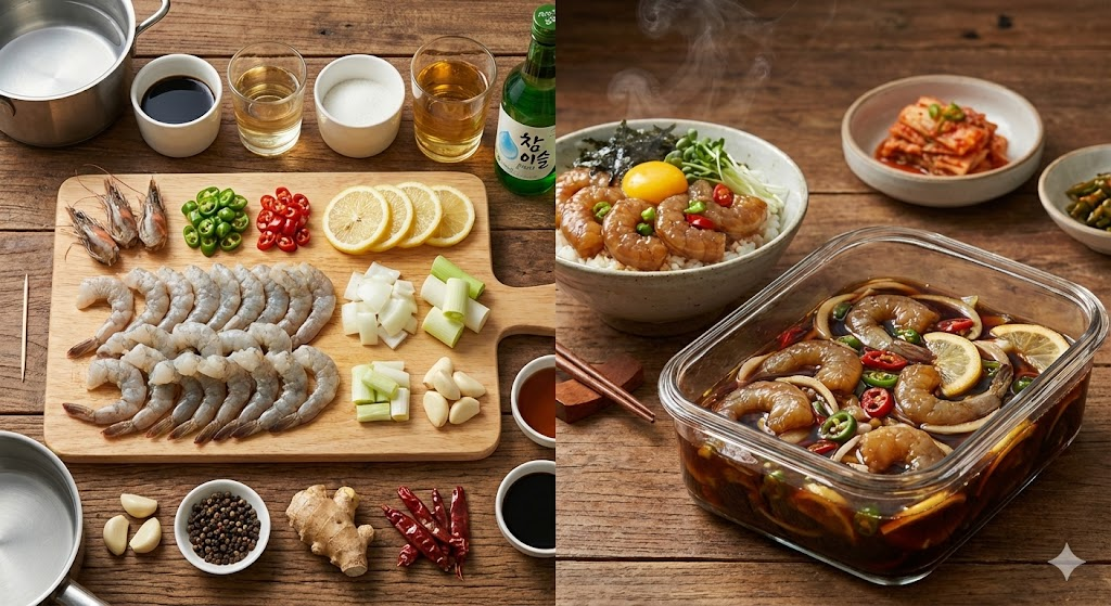 마약새우장 만들기