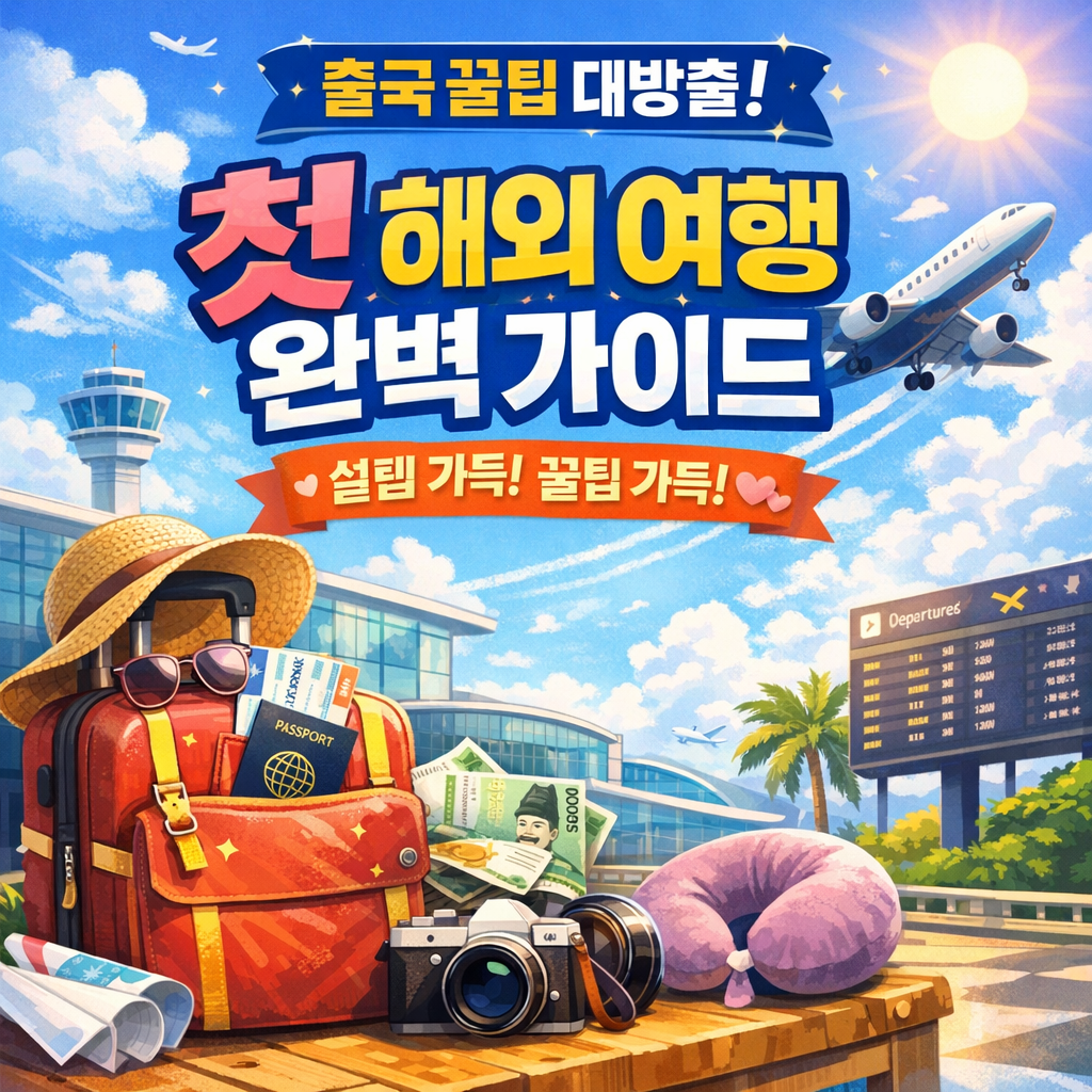 드디어 출국! 설레는 공항 이용법과 비행기 명당 좌석 고르는 비법
