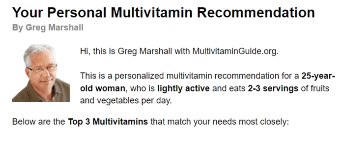멀티 비타민 추천 확인하기