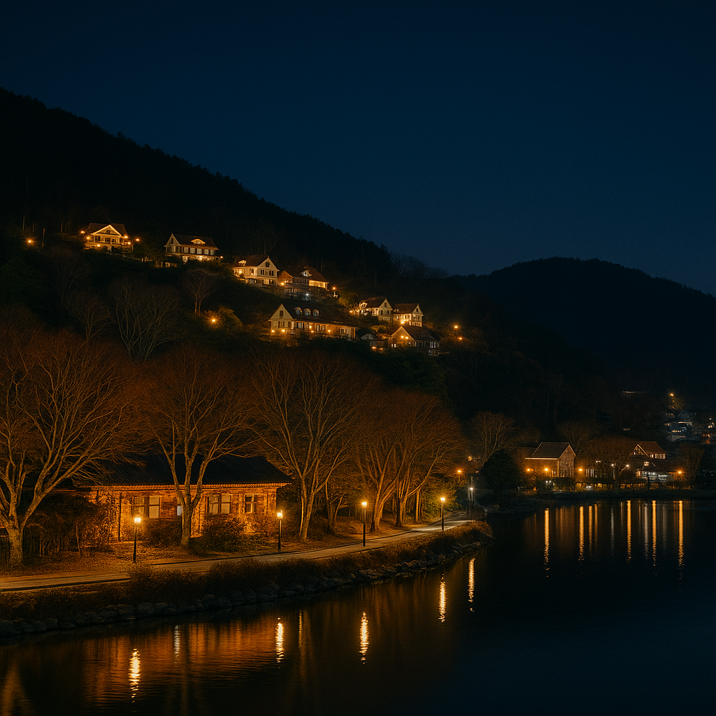 경남 남해 &lsquo;물건리 방조어부림&rsquo; &amp; 독일마을 야경
