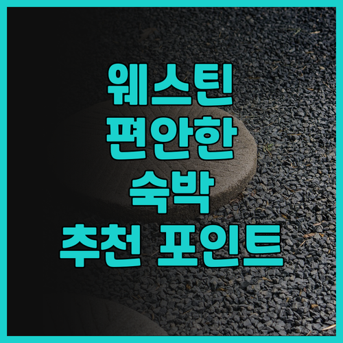 더 웨스틴 톈진에서의 편안한 숙박!