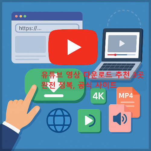 유튜브 영상 다운로드 추천 3곳 완전 정복, 공식 사이트