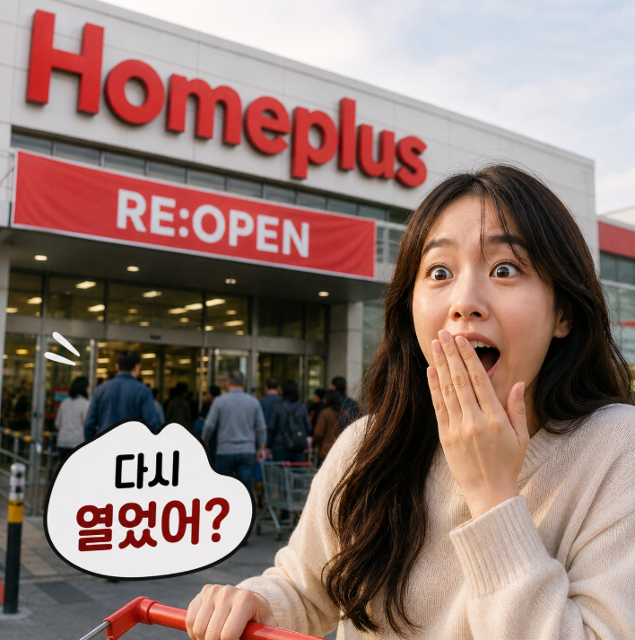 홈플러스 다시 열었네? 오늘 재개장한 매장, 뭐가 달라졌을까